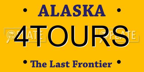 4TOURS Alaska License Plate