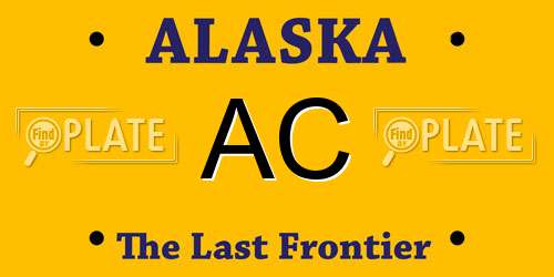 AC Alaska License Plate