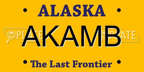 AKAMB Alaska License Plate
