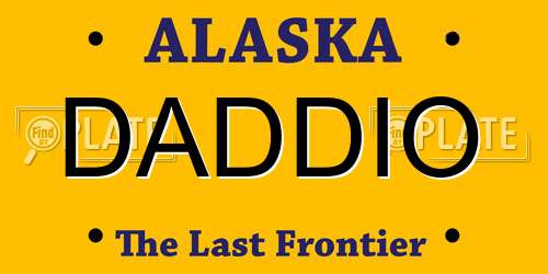 DADDIO Alaska License Plate