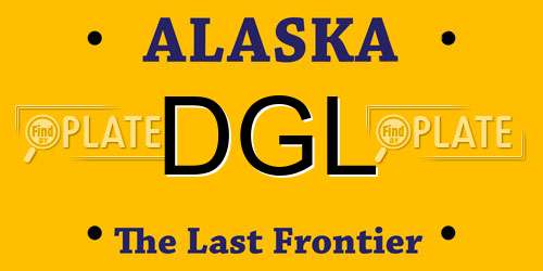 DGL Alaska License Plate