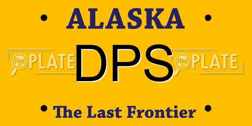 DPS Alaska License Plate