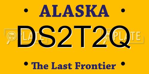 DS2T2Q Alaska License Plate