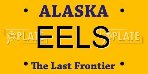 EELS Alaska License Plate