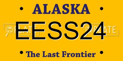 EESS24 Alaska License Plate