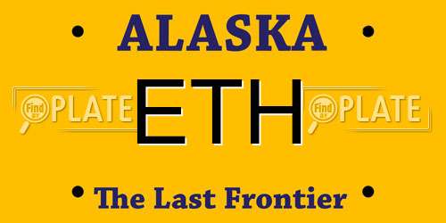 ETH Alaska License Plate