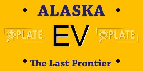 EV Alaska License Plate