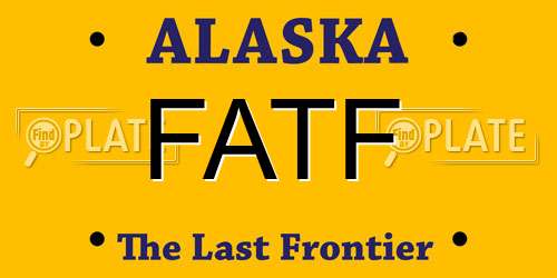 FATF Alaska License Plate