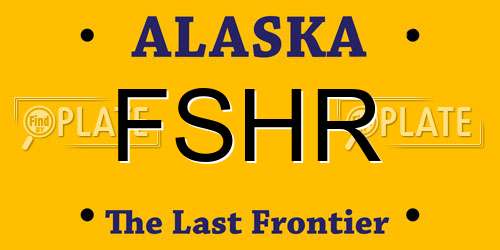 FSHR Alaska License Plate