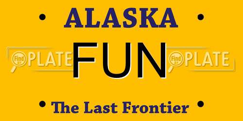 FUN Alaska License Plate