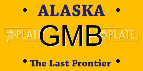 GMB Alaska License Plate