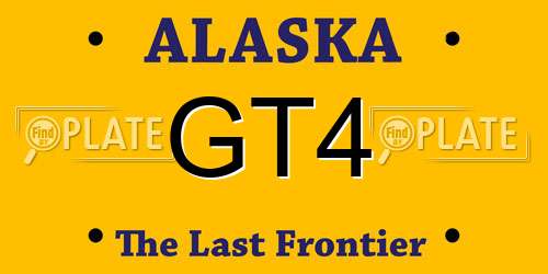 GT4 Alaska License Plate