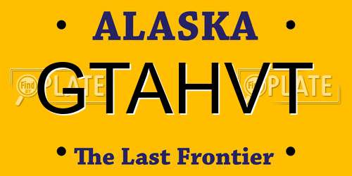 GTAHVT Alaska License Plate