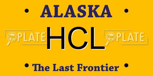HCL Alaska License Plate
