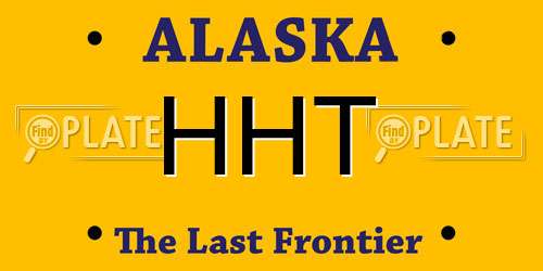 HHT Alaska License Plate