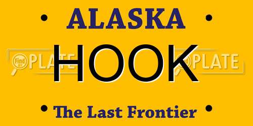 HOOK Alaska License Plate