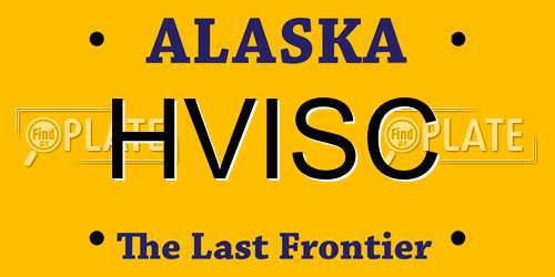 HVISC Alaska License Plate