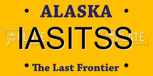 IASITSS Alaska License Plate