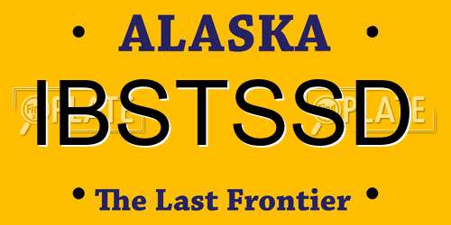 IBSTSSD Alaska License Plate