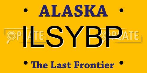 ILSYBP Alaska License Plate