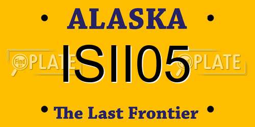 ISII05 Alaska License Plate
