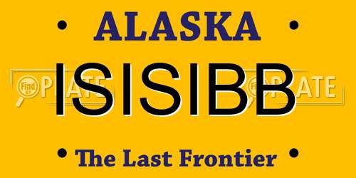 ISISIBB Alaska License Plate
