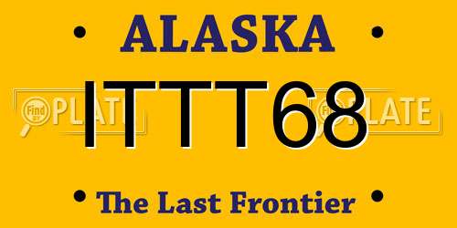 ITTT68 Alaska License Plate