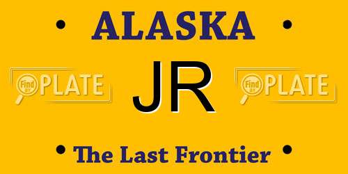 JR Alaska License Plate
