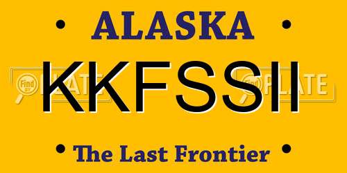 KKFSSII Alaska License Plate