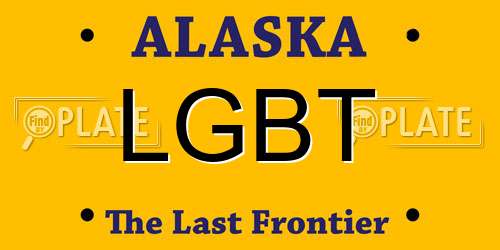 LGBT Alaska License Plate