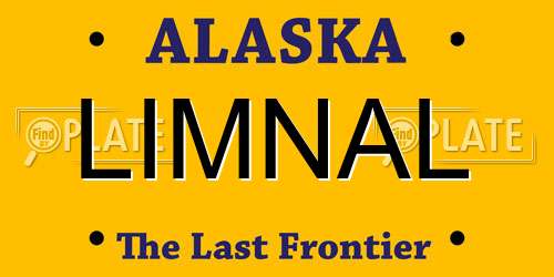LIMNAL Alaska License Plate