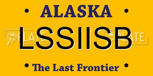 LSSIISB Alaska License Plate