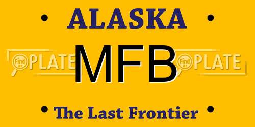 MFB Alaska License Plate