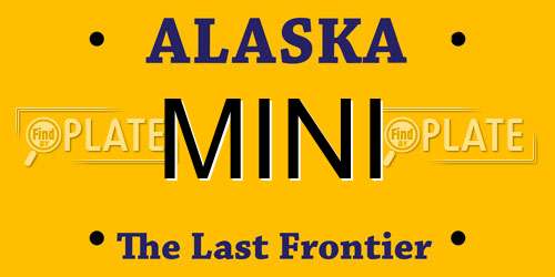 MINI Alaska License Plate