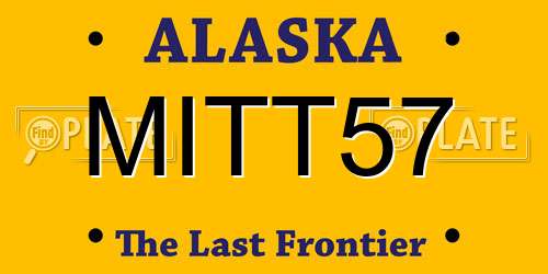 MITT57 Alaska License Plate