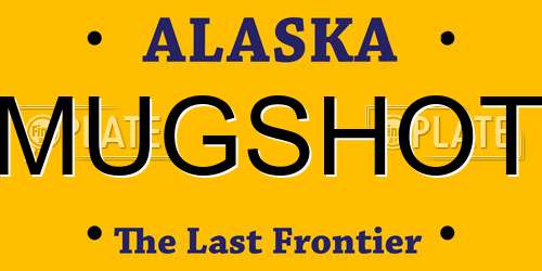 MUGSHOT Alaska License Plate