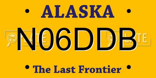 N06DDB Alaska License Plate