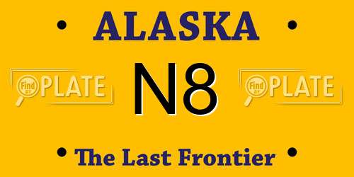 N8 Alaska License Plate
