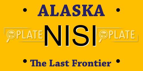 NISI Alaska License Plate