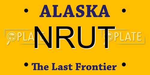 NRUT Alaska License Plate