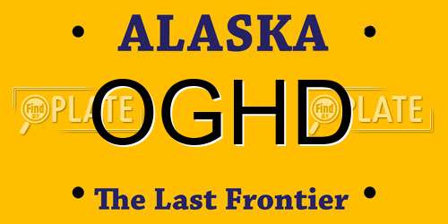 OGHD Alaska License Plate