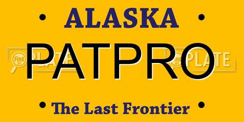 PATPRO Alaska License Plate