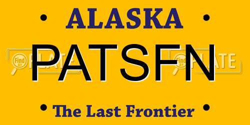 PATSFN Alaska License Plate