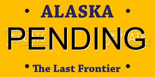 PENDING Alaska License Plate