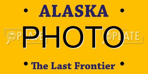 PHOTO Alaska License Plate
