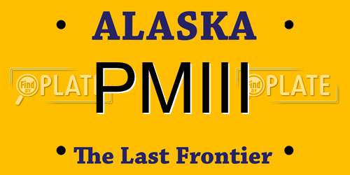 PMIII Alaska License Plate