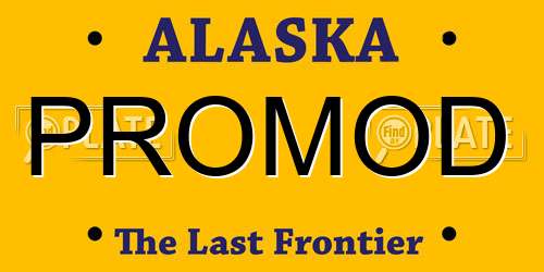 PROMOD Alaska License Plate