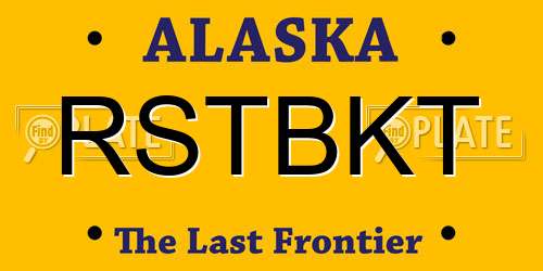 RSTBKT Alaska License Plate