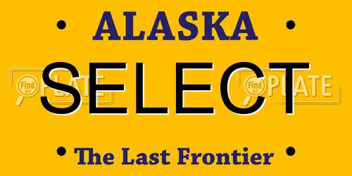 SELECT Alaska License Plate