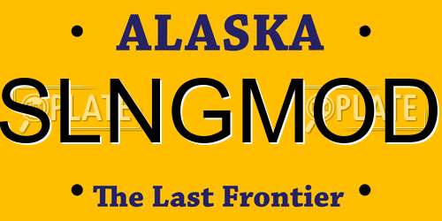 SLNGMOD Alaska License Plate